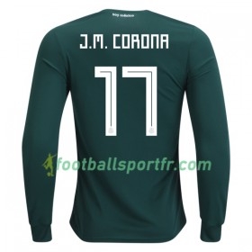 Tenue Mexique J.M.Corona 17 Domicile Coupe du monde 2018 Maillot de Foot ML